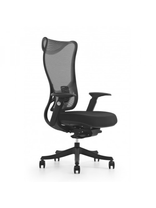 Beverly Hills Chairs | Westholme - Nanoflex - Fixed Arms Office Chair | Black - Foam Seat