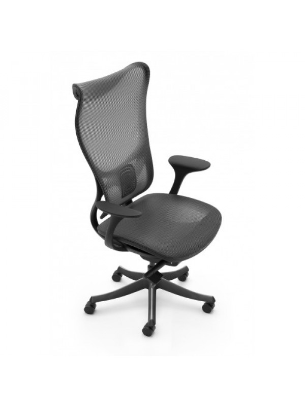 Beverly Hills Chairs | Westholme - Nanoflex - Fixed Arms Office Chair | Black - Mesh Seat